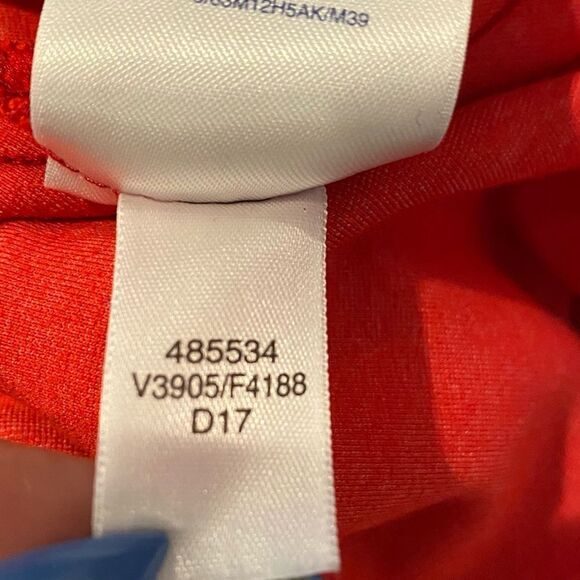 Lands' End Red Floral Sleeveless Dress Size 8P - Picture 7 of 8